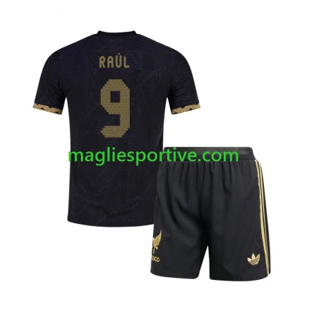 Completo Calcio Messico Raul Jimenez 9 Gold Cup Bambino Divisa Prima 2025